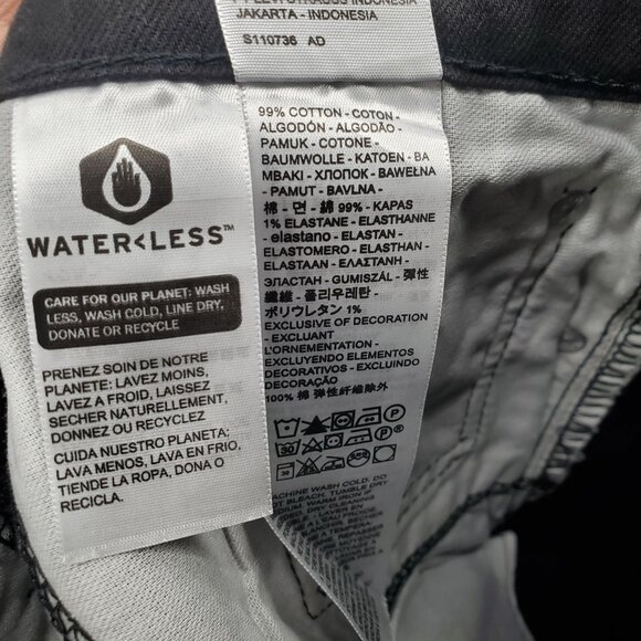 Levi's Flex Stretch 502 Taper Jeans Denim Pants Men Size 31 x 32 NWT Black - Picture 8 of 15